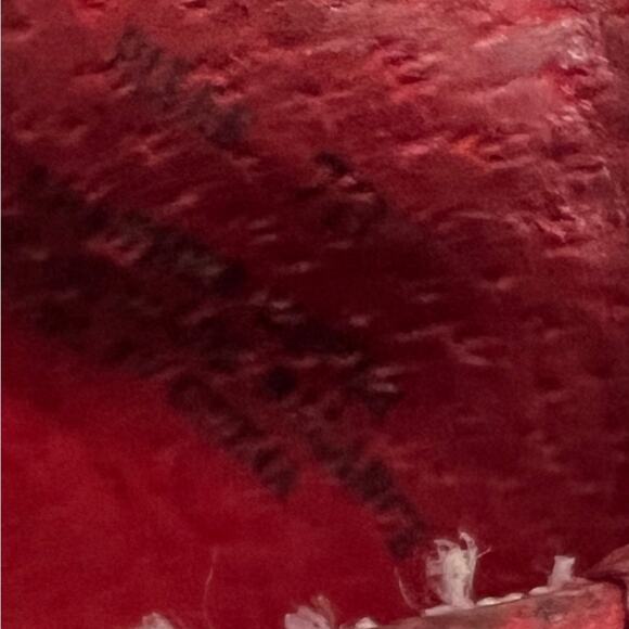 Steve Madden Red Leather Laser Cutout Flat Ballet Shoes Size 7B - Picture 8 of 8